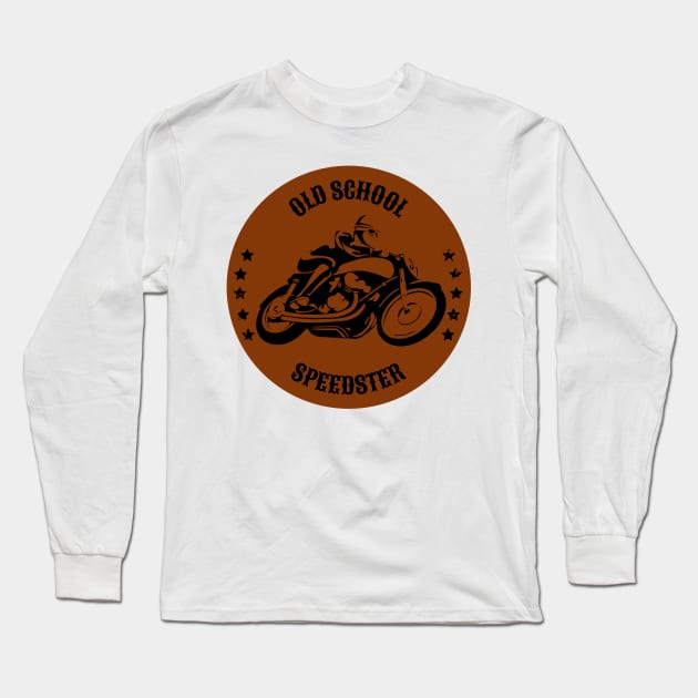 Vintage Motorcycle t shirt.Biker shirt.Vintage shirt.Retro shirt Long Sleeve T-Shirt by FullOnNostalgia